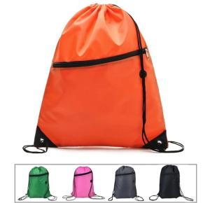 PB0151 Zipper Drawstring Backpack