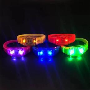 PE0029 Silicone Music Control Flashing Bracelet