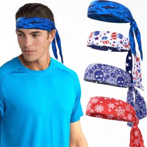 CA0179 Full Color Dye Sublimation Tie Headband 